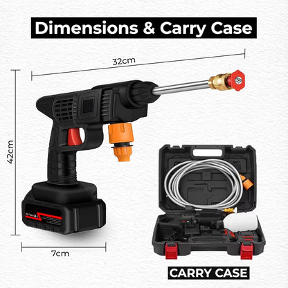 Cordless High-Pressure Car Washer Gun (Complete Kit)