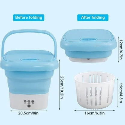 Gentle & Efficient Cleaning: Ideal for small, light loads, including delicates, baby clothes, intimates, socks, face coverings.